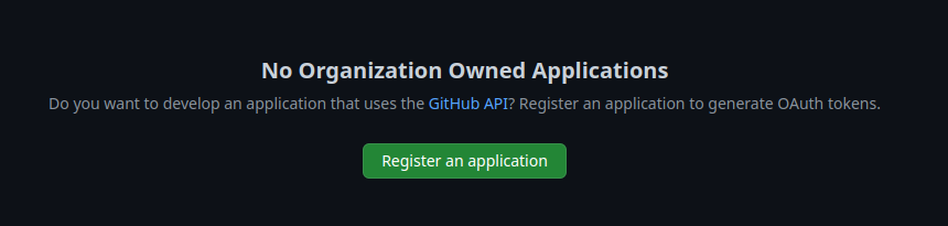 Create a GitHub OAuth app