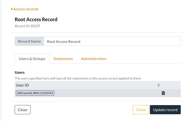 Granting a new user authorization access