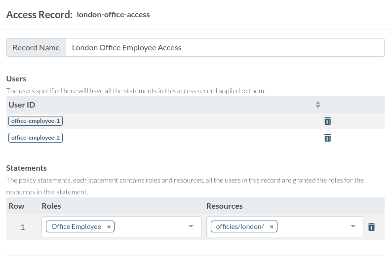 Access for your London office employees