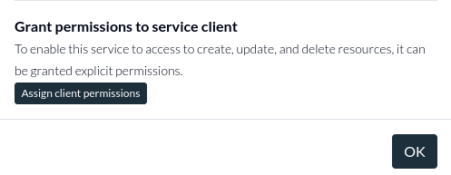 create a service client